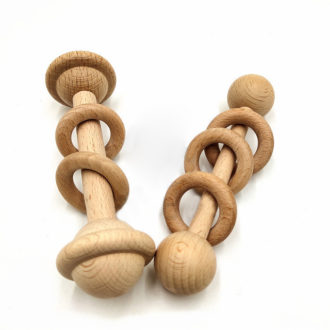 Wooden Baby Rattle