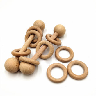 Wooden Baby Rattle